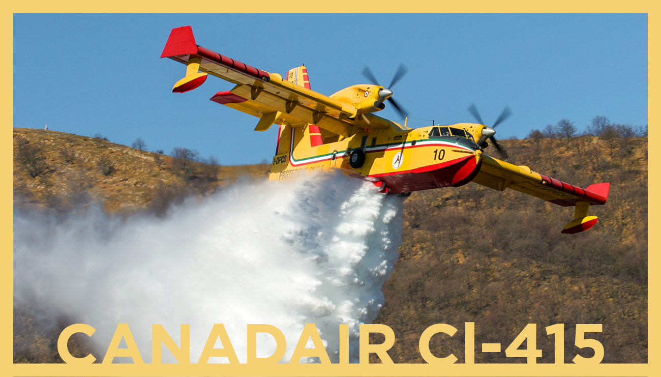 Yangın Söndürme Uçağı Canadair Cl-415