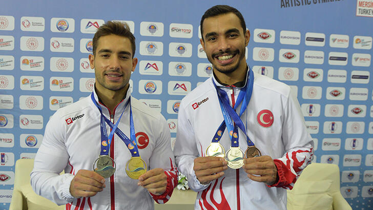 Artistik Cimnastikte Avrupa Şampiyonu Altın Adamlar: Ibrahim Çolak, Ferhat Arıcan